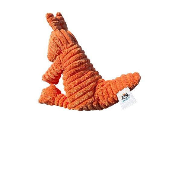 Jellycat Cordy Roy Aardvark Small 11" Plush Orange Ribbed Anteater Stuffed Toy - Picture 4 of 13